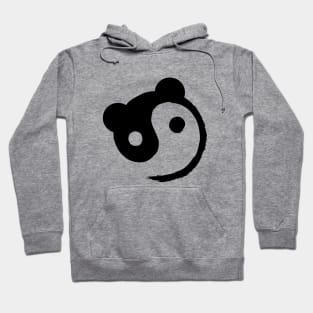 Yin Yang Panda Bambu Brand Black and White Hoodie